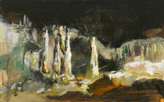 Cave I oil on canvas 25x40cm 2008